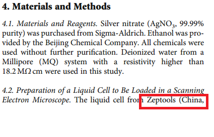 原位SEM液體電化學樣品臺 原位SEM液體電化學樣品臺
